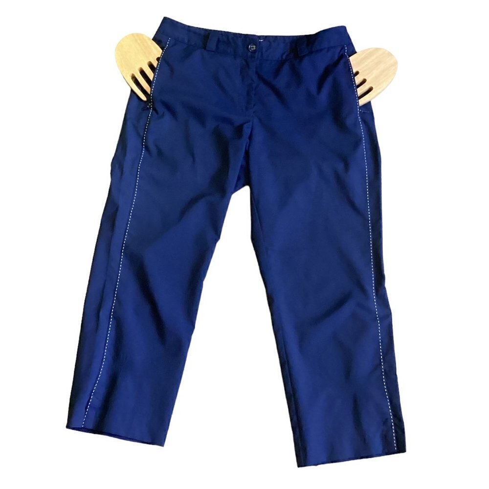 Nike Golf Tour Performance‎ Dri-Fit Golf Pants Womens Sz 8 33x24" Blue S#113L